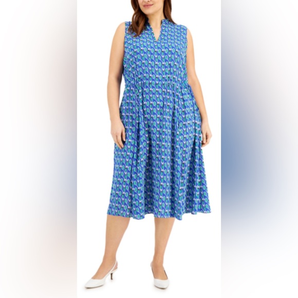 Anne Klein Dresses & Skirts - Anne Klein blue lapis combo dress- New with Tags